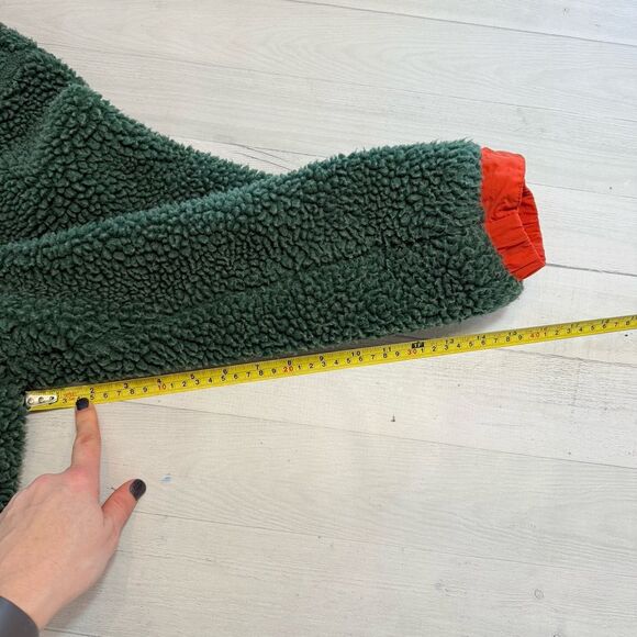 Superdry Hooded Teddy‎ Sherpa Jacket green women's 12 - Picture 11 of 12